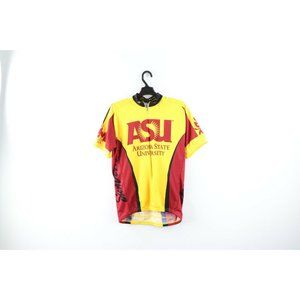 Vintage Mens Large Arizona State University Sun Devils Bicycle Cycling Jersey
